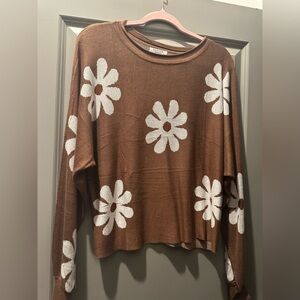 Long Sleeve Flower Shirt